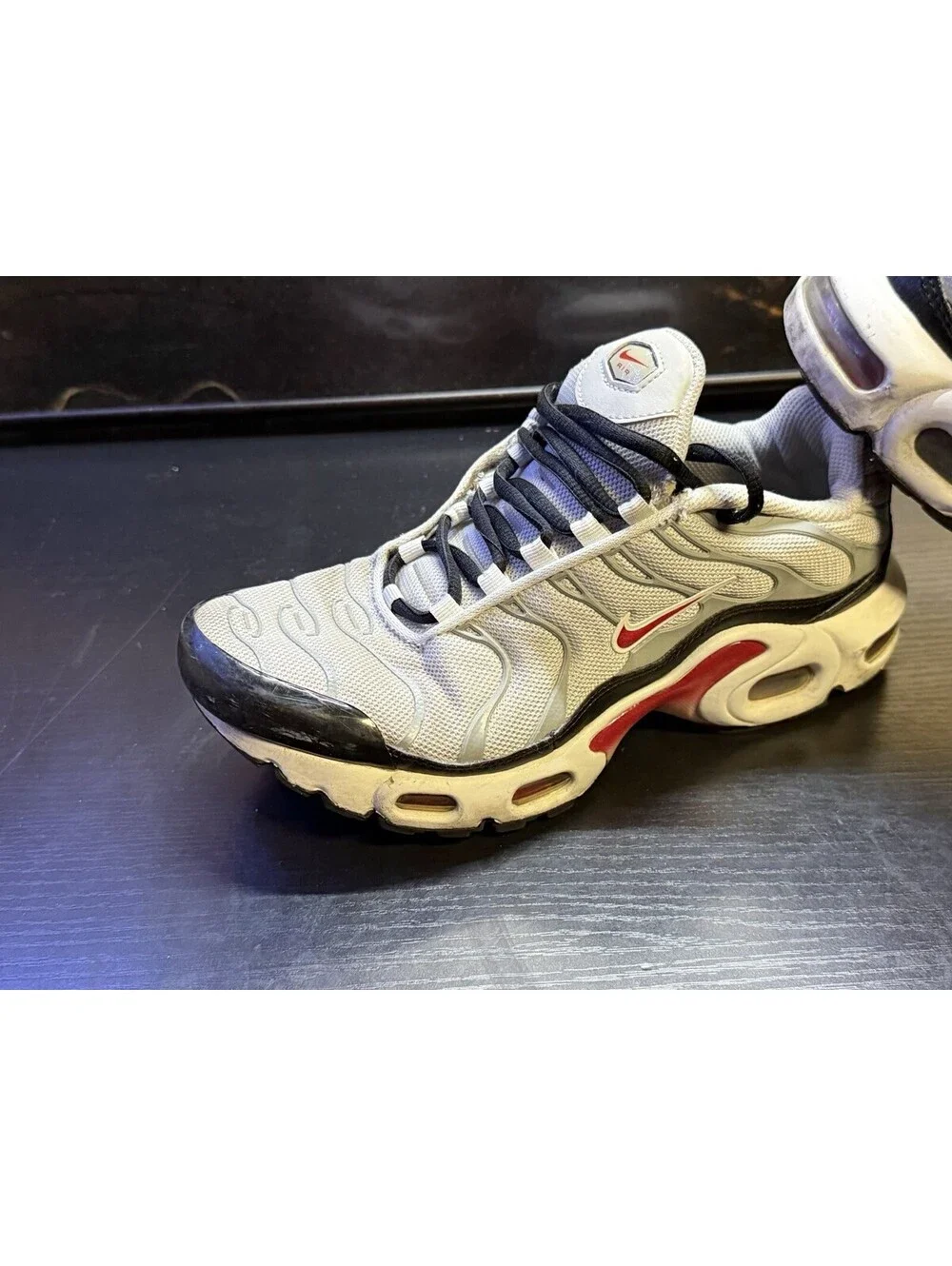 Nike Air Max Plus TN Photon Dust Varsity Red Youth 6Y Women’s 7.5 CD0609-017